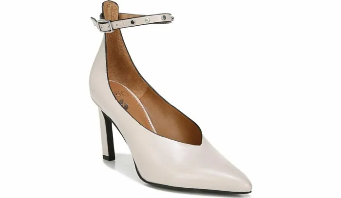 Heels Women Franco Sarto Sarto Sarah Pump Soft Grey Leather