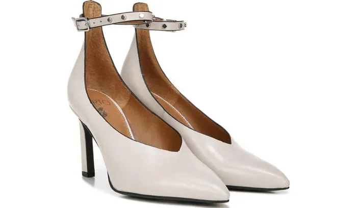 Heels Women Franco Sarto Sarto Sarah Pump Soft Grey Leather