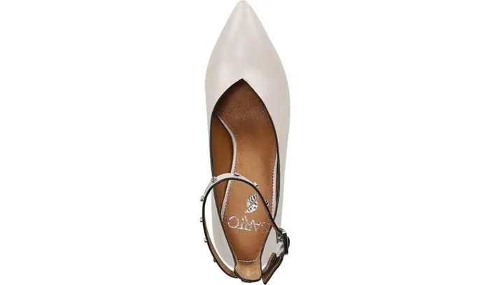 Heels Women Franco Sarto Sarto Sarah Pump Soft Grey Leather