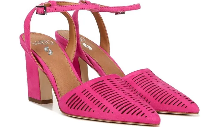 Heels Women Franco Sarto Sarto Starla Pump Fuschia Suede