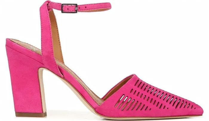 Heels Women Franco Sarto Sarto Starla Pump Fuschia Suede