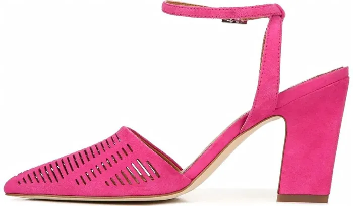 Heels Women Franco Sarto Sarto Starla Pump Fuschia Suede