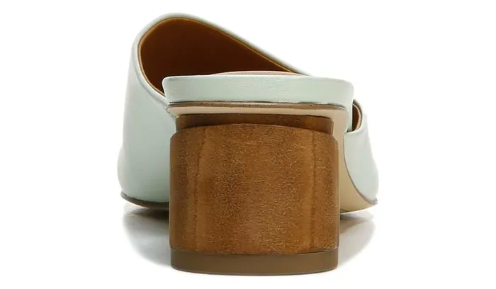 Heels Women Franco Sarto Sarto Visa Mule Cool Mint Leather