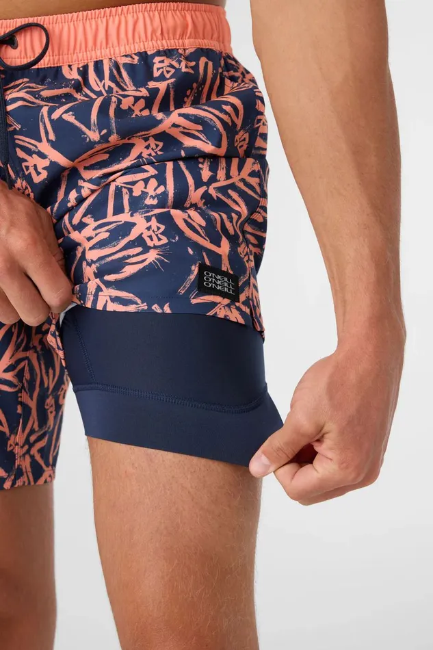 HERMOSA ELASTIC WAIST LINED 17034 SWIM TRUNKS Navy 2 Men O039NEILL Type