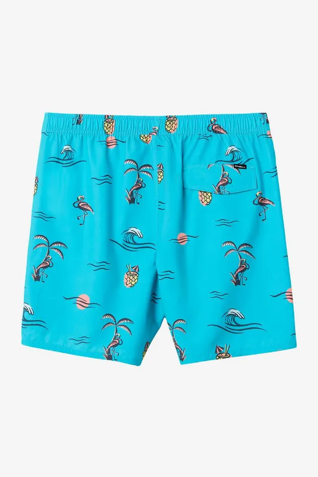 HERMOSA ELASTIC WAIST LINED 17034 SWIM TRUNKS Peacock Blue Men O039NEILL Type