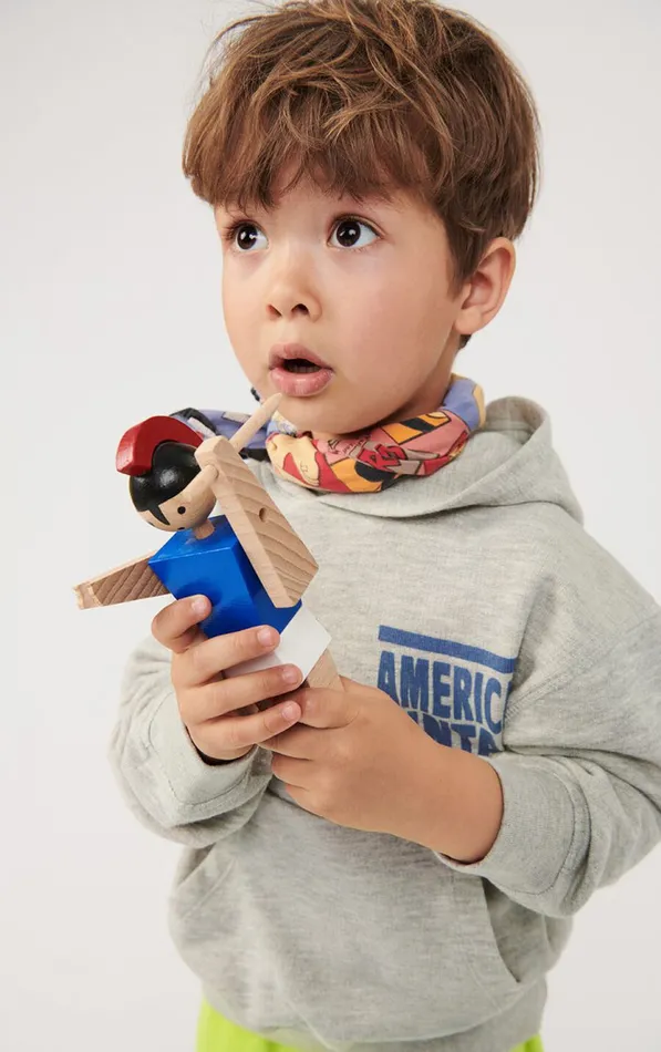 Hoodie Zofbay Heather Grey Kids American Vintage Sweatshirts Hoodie Zofbay Heather Grey Kids American Vintage Sweatshirts