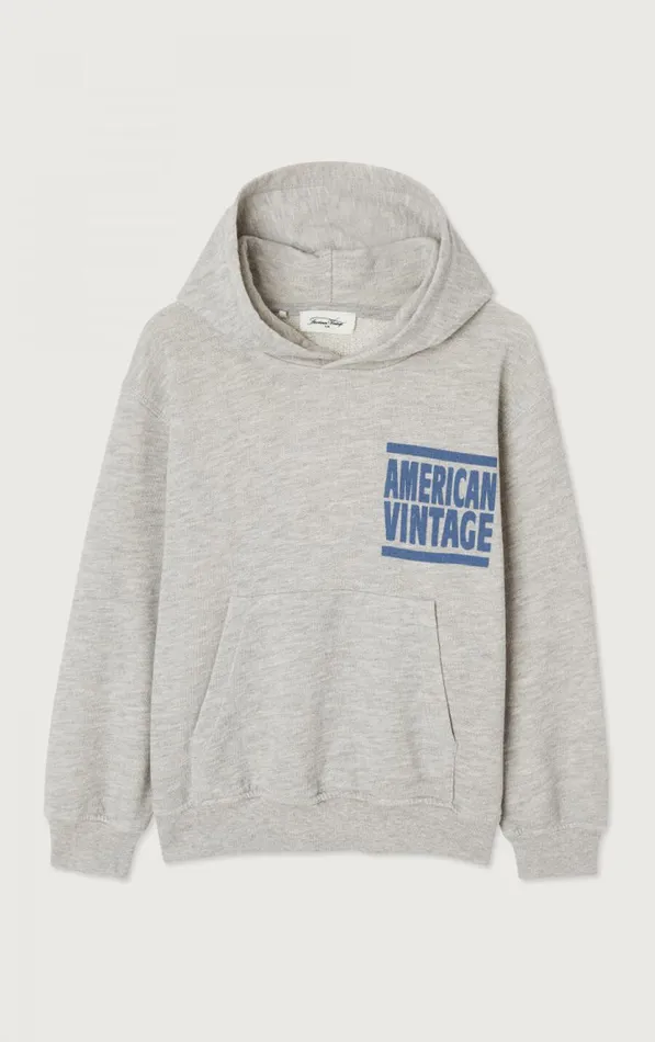 Hoodie Zofbay Heather Grey Kids American Vintage Sweatshirts Hoodie Zofbay Heather Grey Kids American Vintage Sweatshirts
