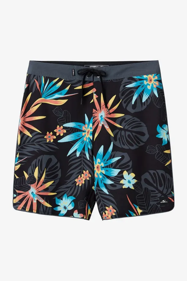 HYPERFREAK MYSTO SCALLOP 19034 BOARDSHORTS Black Men O039NEILL Print Style