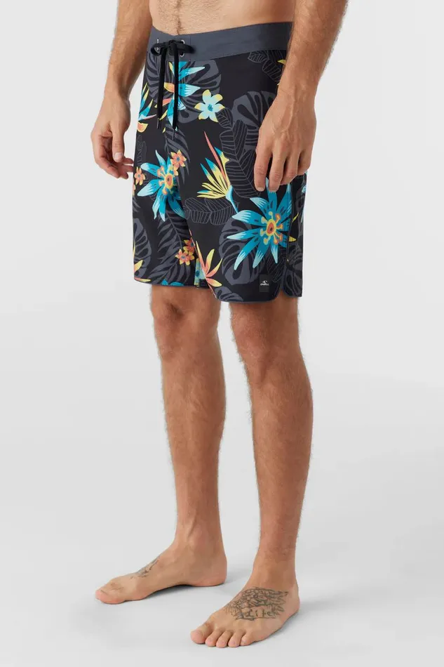 HYPERFREAK MYSTO SCALLOP 19034 BOARDSHORTS Black Men O039NEILL Print Style