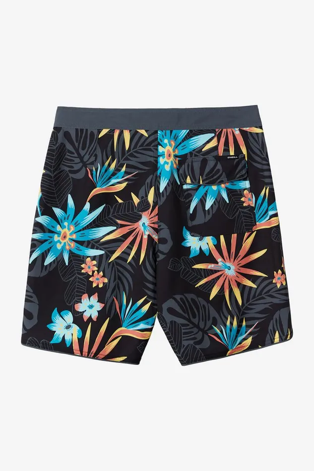 HYPERFREAK MYSTO SCALLOP 19034 BOARDSHORTS Black Men O039NEILL Print Style
