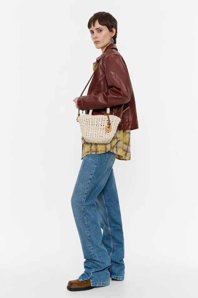 Ivory Plaited Shopper Bag Ivory Women Bimba Y Lola Crossbody Bags Ivory Plaited Shopper Bag Ivory Women Bimba Y Lola Crossbody Bags