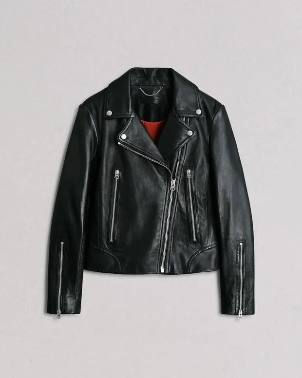 Jackets and Coats Women Rag and Bone Mack Leather Jacket Black