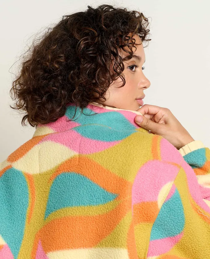 Jackets and Layers Women8217s ToadandCo Women8217s Campo Fleece Jacket Shapes Print