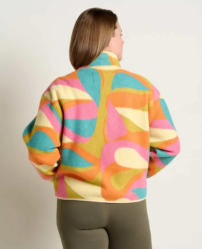 Jackets and Layers Women8217s ToadandCo Women8217s Campo Fleece Jacket Shapes Print
