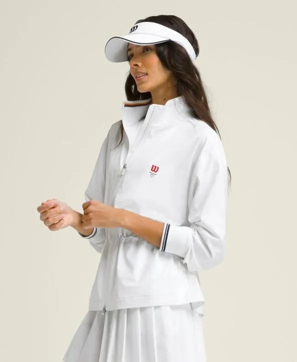 Jackets and Vests Women Wilson Sunshine Jacket Bright White Jackets and Vests Women Wilson Sunshine Jacket Bright White