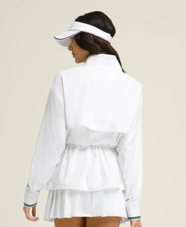 Jackets and Vests Women Wilson Sunshine Jacket Bright White Jackets and Vests Women Wilson Sunshine Jacket Bright White
