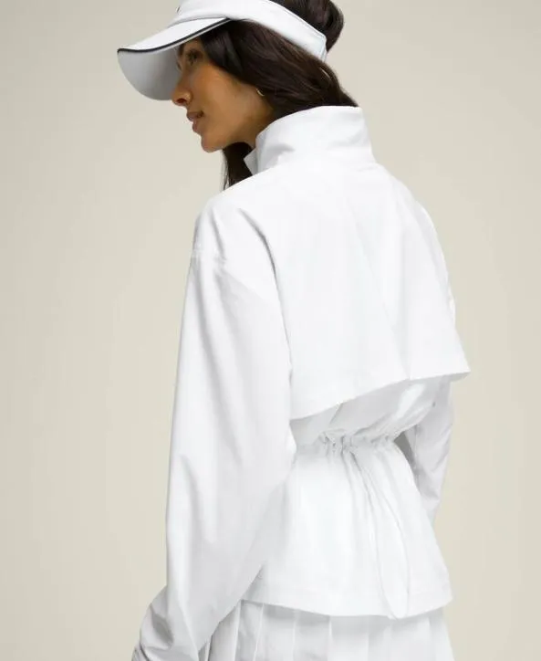 Jackets and Vests Women Wilson Sunshine Jacket Bright White Jackets and Vests Women Wilson Sunshine Jacket Bright White