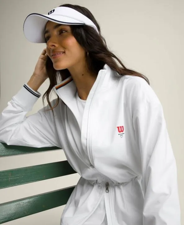 Jackets and Vests Women Wilson Sunshine Jacket Bright White Jackets and Vests Women Wilson Sunshine Jacket Bright White