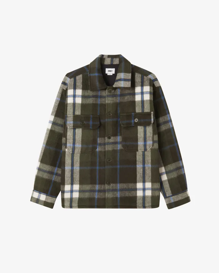 JACKETS Men STANTON SHIRT JACKET Rosin Multi OBEY Clothing