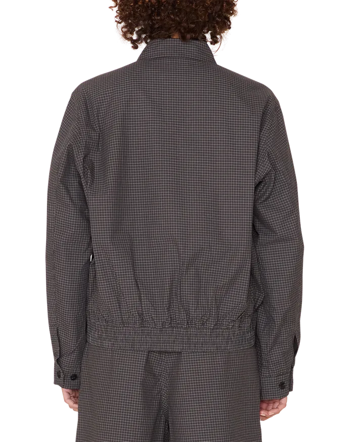 JACKETS OBEY Clothing Women THURSDAY PLAID JACKET Charcoal Multi