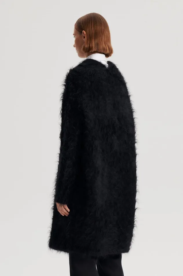 Jackets Women Scanlan Theodore BRUSHED MOHAIR CARDIGAN 3 Black Jackets Women Scanlan Theodore BRUSHED MOHAIR CARDIGAN 3 Black
