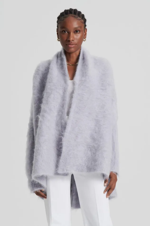 Jackets Women Scanlan Theodore BRUSHED MOHAIR CARDIGAN 3 Palegrey Jackets Women Scanlan Theodore BRUSHED MOHAIR CARDIGAN 3 Palegrey