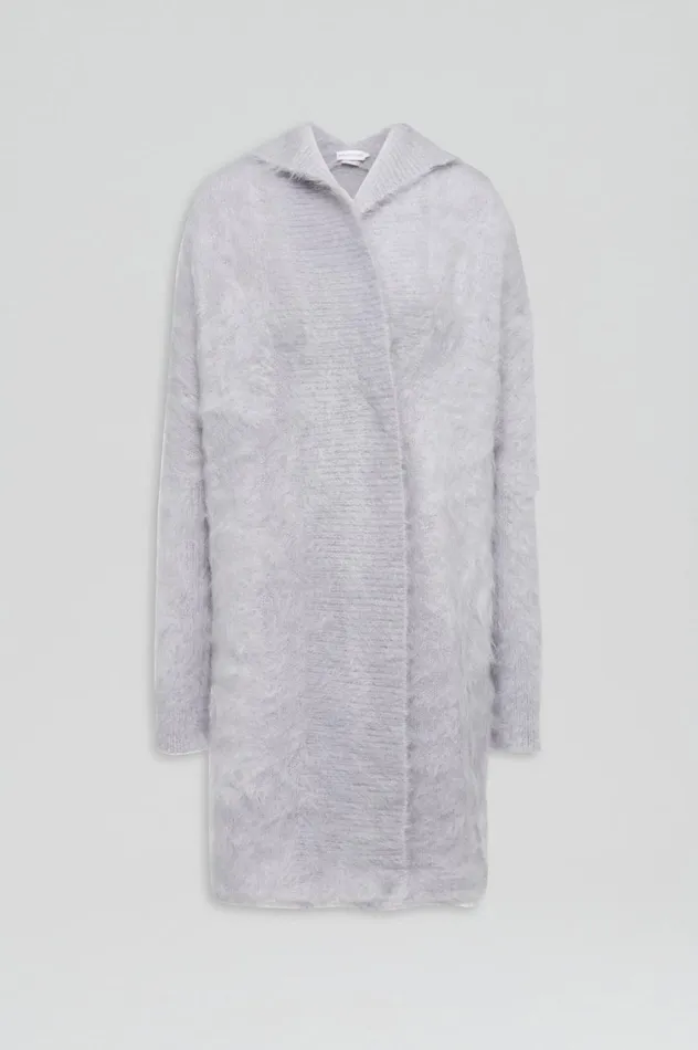 Jackets Women Scanlan Theodore BRUSHED MOHAIR CARDIGAN 3 Palegrey Jackets Women Scanlan Theodore BRUSHED MOHAIR CARDIGAN 3 Palegrey