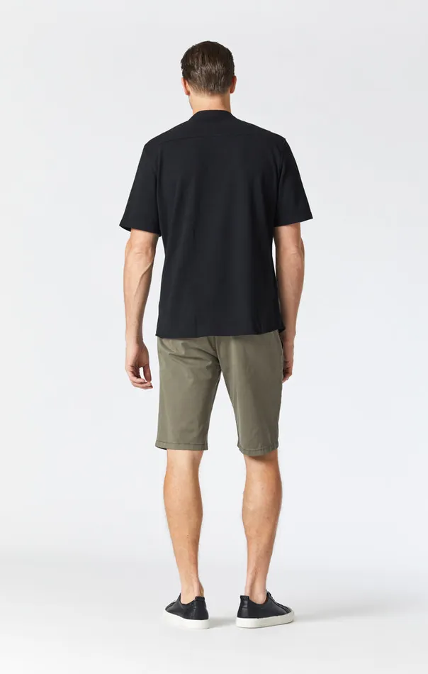 Jacob Shorts In Dusty Olive Sateen Twill Men Mavi Jeans Shorts Jacob Shorts In Dusty Olive Sateen Twill Men Mavi Jeans Shorts