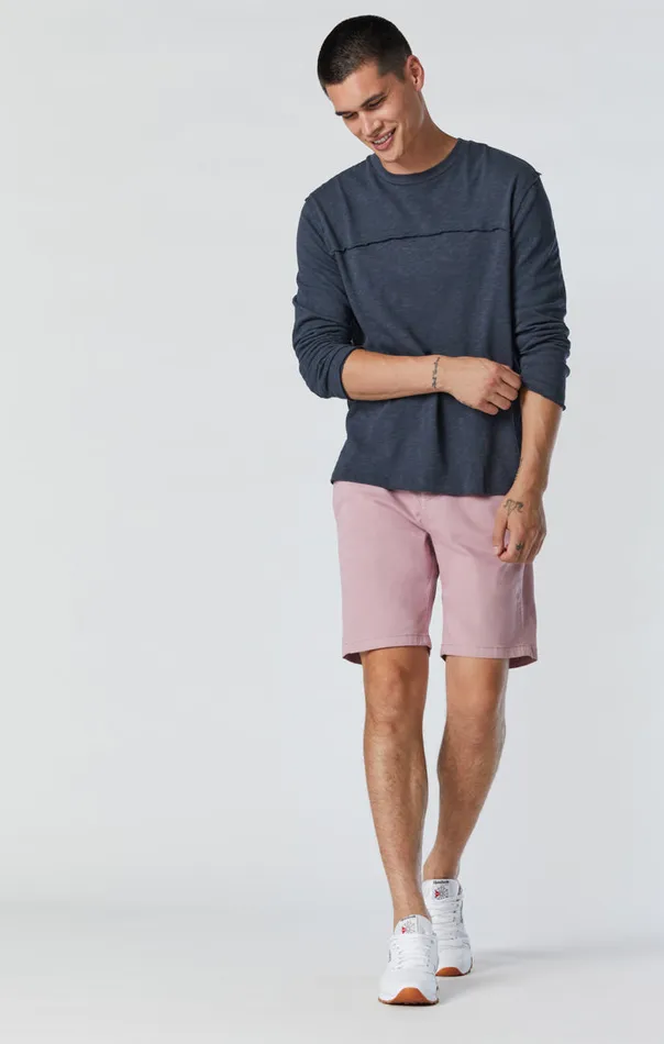 Jacob Shorts In Lilas Twill Men Mavi Jeans Shorts