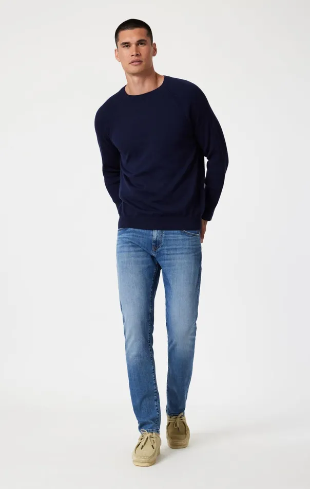 Jake Slim Leg In Mid Brushed Nashville Men Mavi Jeans Denim