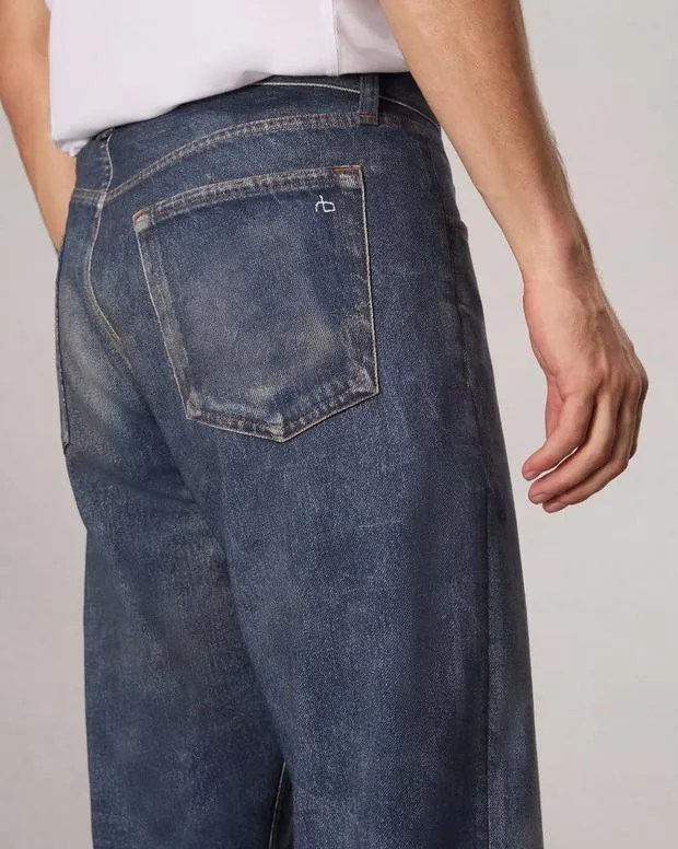 Jeans Men Rag and Bone Rbmiramar Fleece Fit 4 Pant Cotton Fleece Kenmare