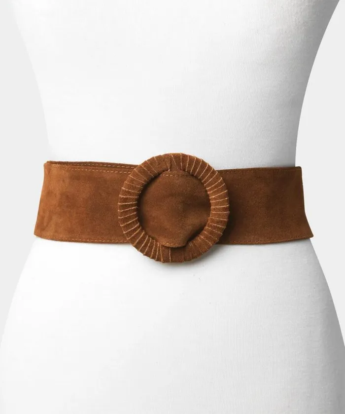 Joe Browns Accessories and Jewellery Women My Saviour Suede Belt Tan