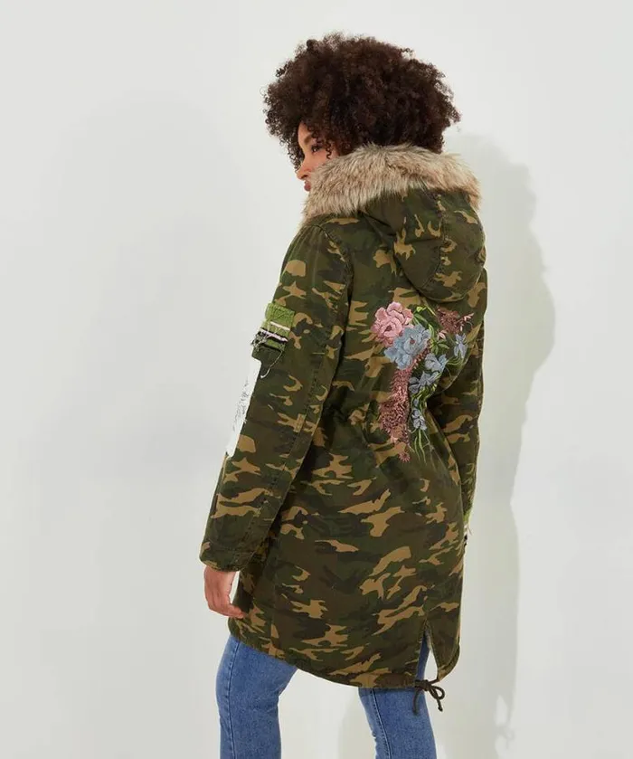 Joe Browns Coats and Jackets Women Joe039s Unique Boutique Parka Green Joe Browns Coats and Jackets Women Joe039s Unique Boutique Parka Green