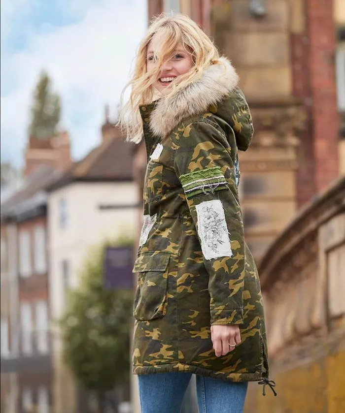 Joe Browns Coats and Jackets Women Joe039s Unique Boutique Parka Green Joe Browns Coats and Jackets Women Joe039s Unique Boutique Parka Green