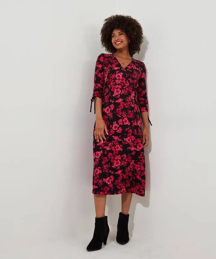 Joe Browns Dresses Women Pop Of Colour Jersey Dress Black