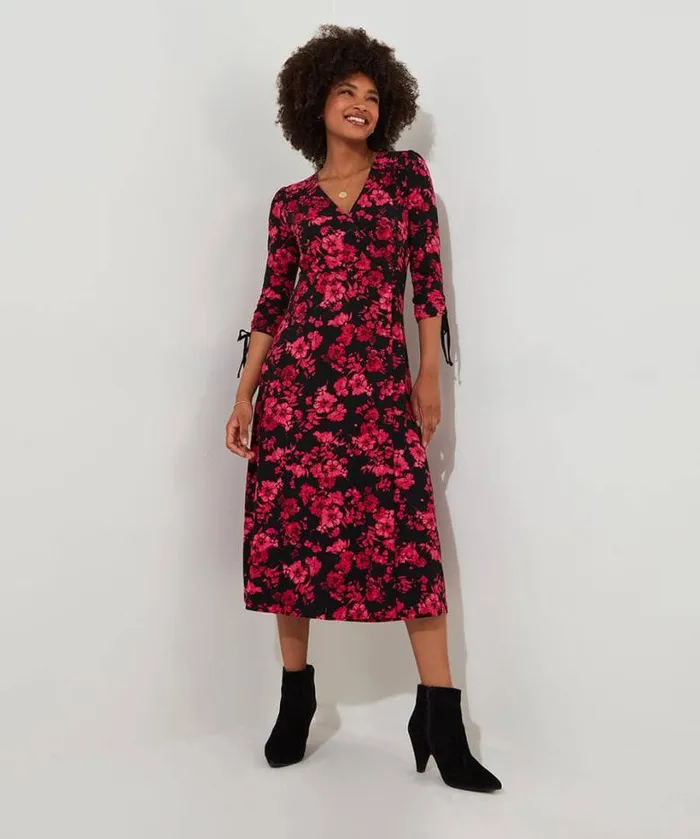 Joe Browns Dresses Women Pop Of Colour Jersey Dress Black
