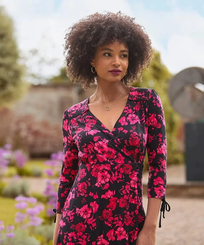 Joe Browns Dresses Women Pop Of Colour Jersey Dress Black
