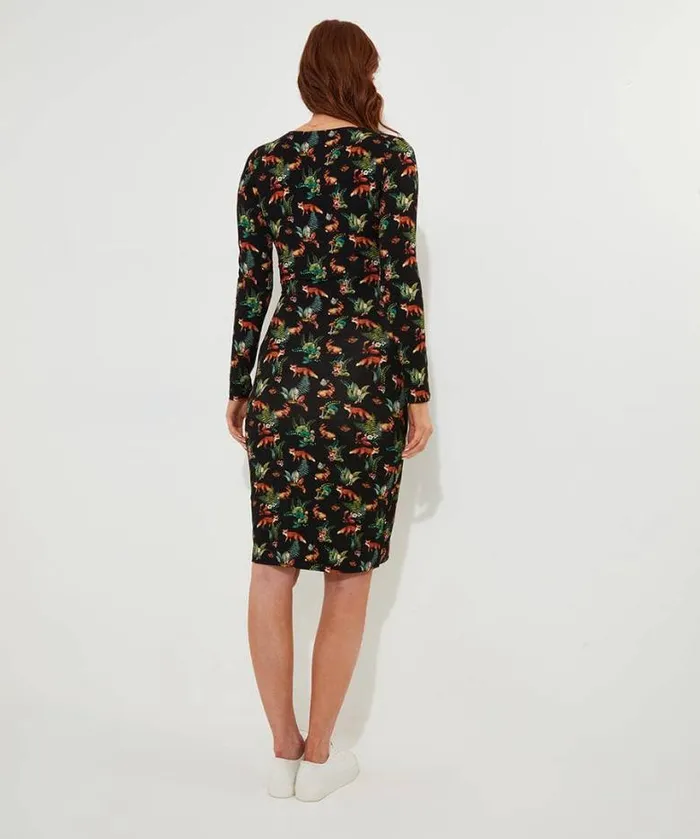 Joe Browns Dresses Women Woodland Wonder Jersey Dress Black Joe Browns Dresses Women Woodland Wonder Jersey Dress Black
