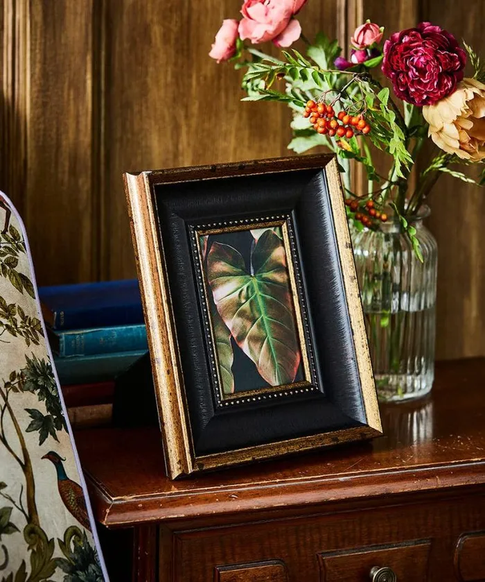 Joe Browns Home Accessories Homeware Black And Gold Beautifully Beaded Photo Frame Black