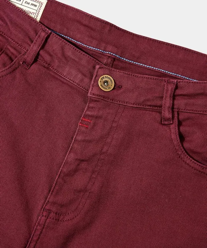 Joe Browns Jeans and Trousers Men Right Track Jeans Burgundy Joe Browns Jeans and Trousers Men Right Track Jeans Burgundy