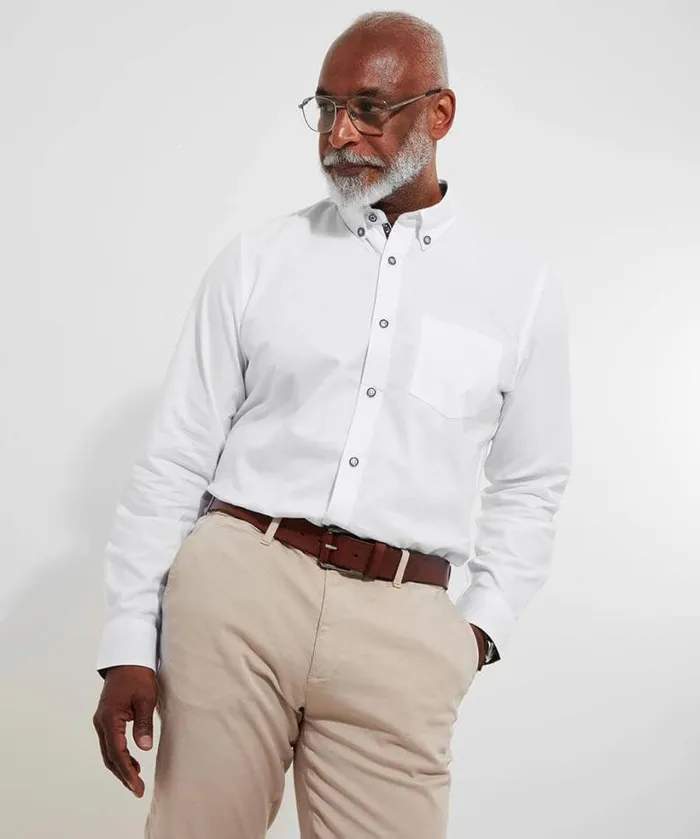 Joe Browns Shirts Men White Oxford Shirt White Joe Browns Shirts Men White Oxford Shirt White