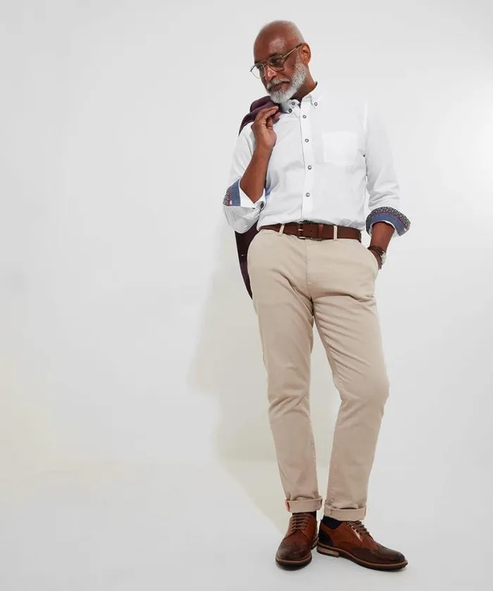 Joe Browns Shirts Men White Oxford Shirt White Joe Browns Shirts Men White Oxford Shirt White