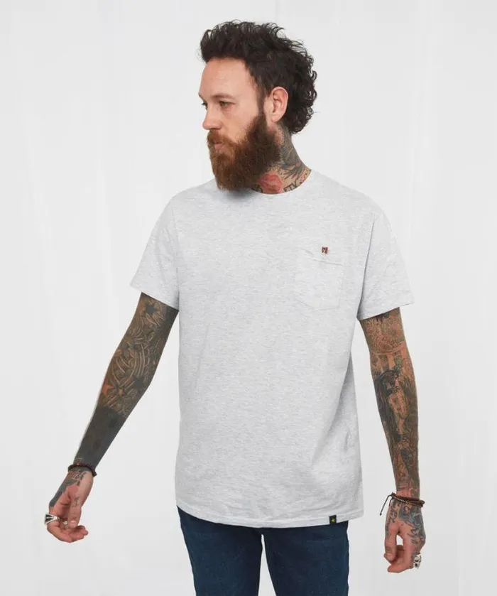 Joe Browns TShirts and Tops Men Better Than Basic Tee Lt Grey Marl