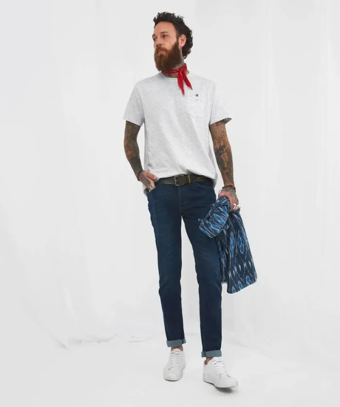 Joe Browns TShirts and Tops Men Better Than Basic Tee Lt Grey Marl Joe Browns TShirts and Tops Men Better Than Basic Tee Lt Grey Marl