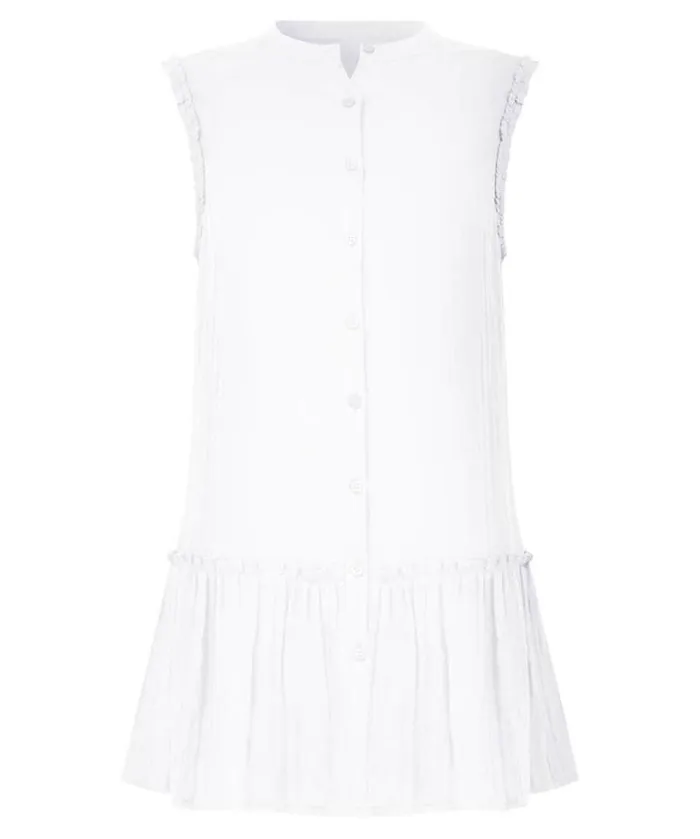 Joe Browns Tops Tunics and Blouses Women Joe039s Essential Cotton Tunic White Joe Browns Tops Tunics and Blouses Women Joe039s Essential Cotton Tunic White