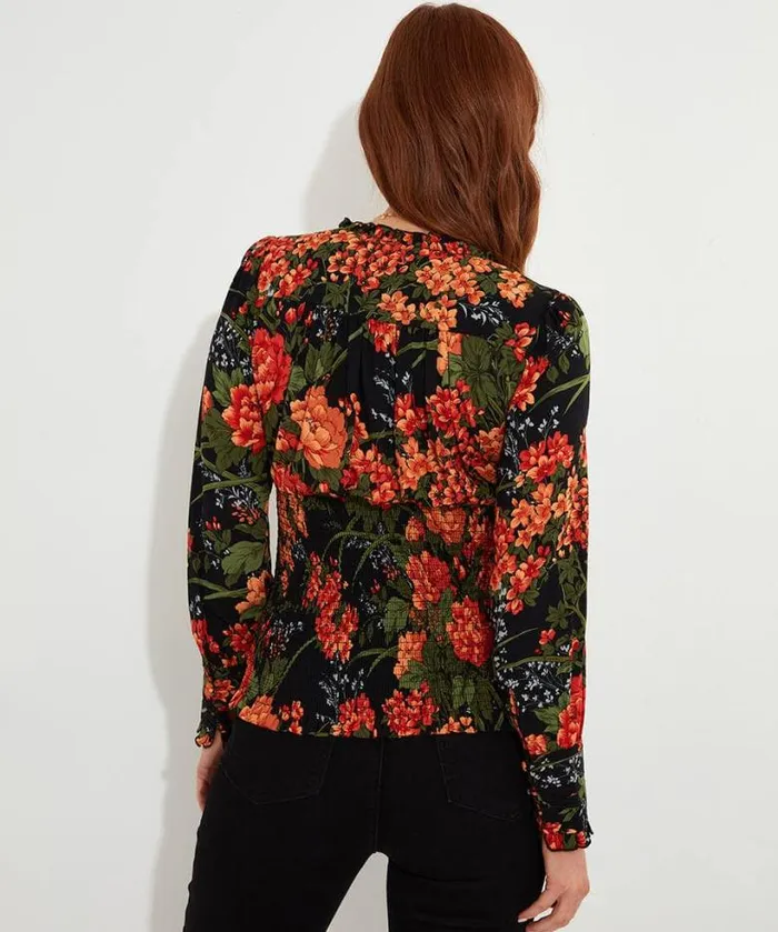 Joe Browns Tops Tunics and Blouses Women Simon039s Vintage Printed Blouse Black Joe Browns Tops Tunics and Blouses Women Simon039s Vintage Printed Blouse Black