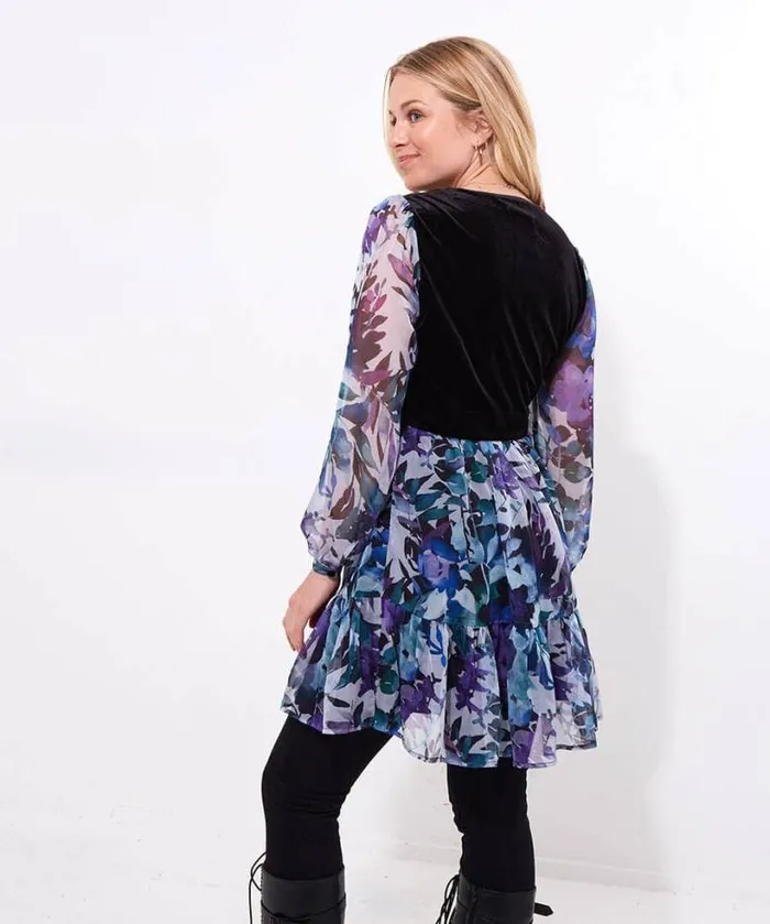 Joe Browns Tops Tunics and Blouses Women Willow Floaty Tunic Blue Joe Browns Tops Tunics and Blouses Women Willow Floaty Tunic Blue