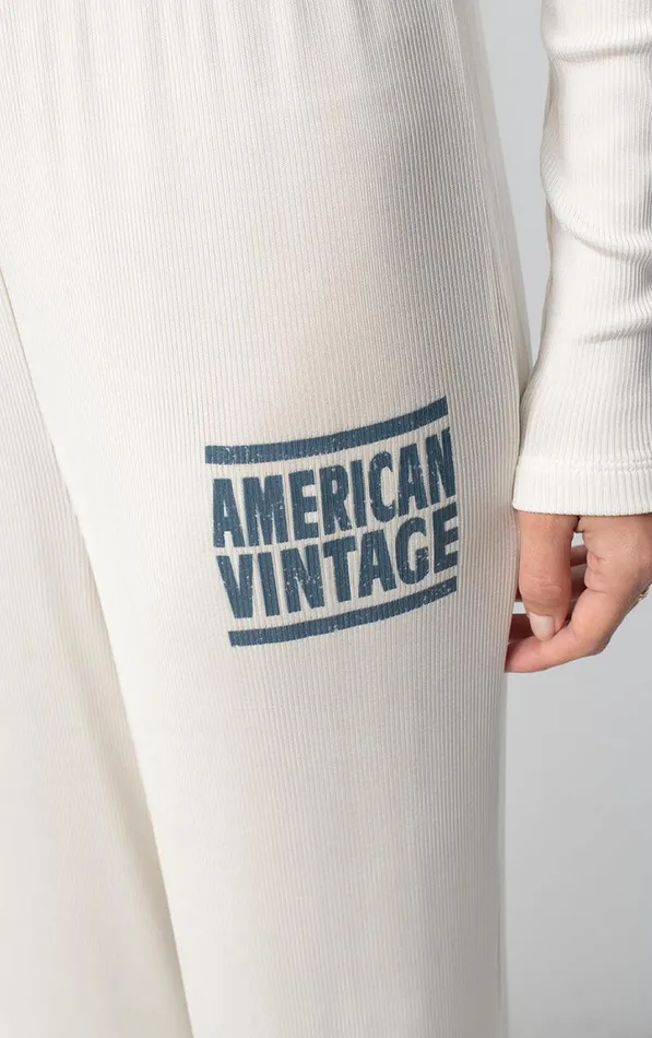 Joggers Azyro Cream Women American Vintage Joggers and Leggings Joggers Azyro Cream Women American Vintage Joggers and Leggings