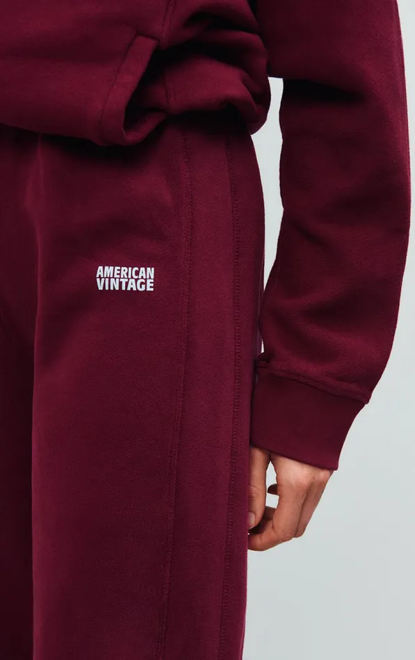 Joggers Izubird Vintage Burgundy Women American Vintage Joggers and Leggings Joggers Izubird Vintage Burgundy Women American Vintage Joggers and Leggings
