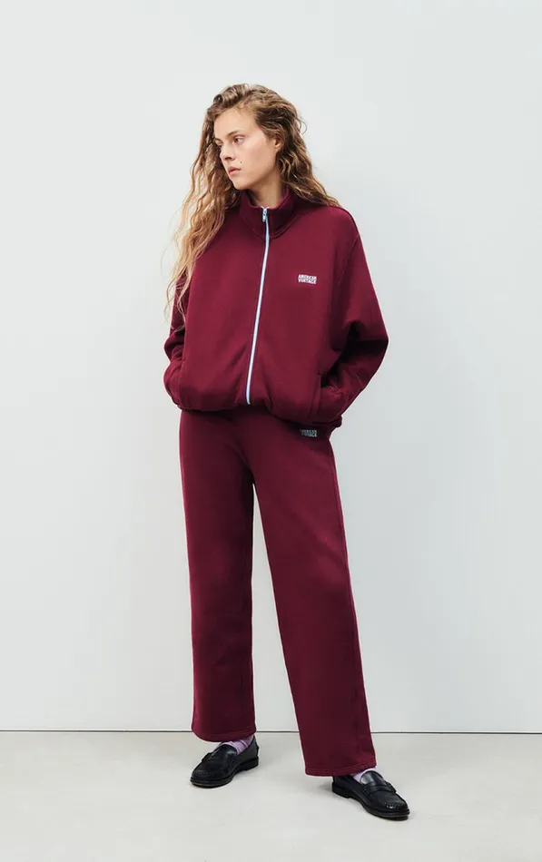 Joggers Izubird Vintage Burgundy Women American Vintage Joggers and Leggings Joggers Izubird Vintage Burgundy Women American Vintage Joggers and Leggings
